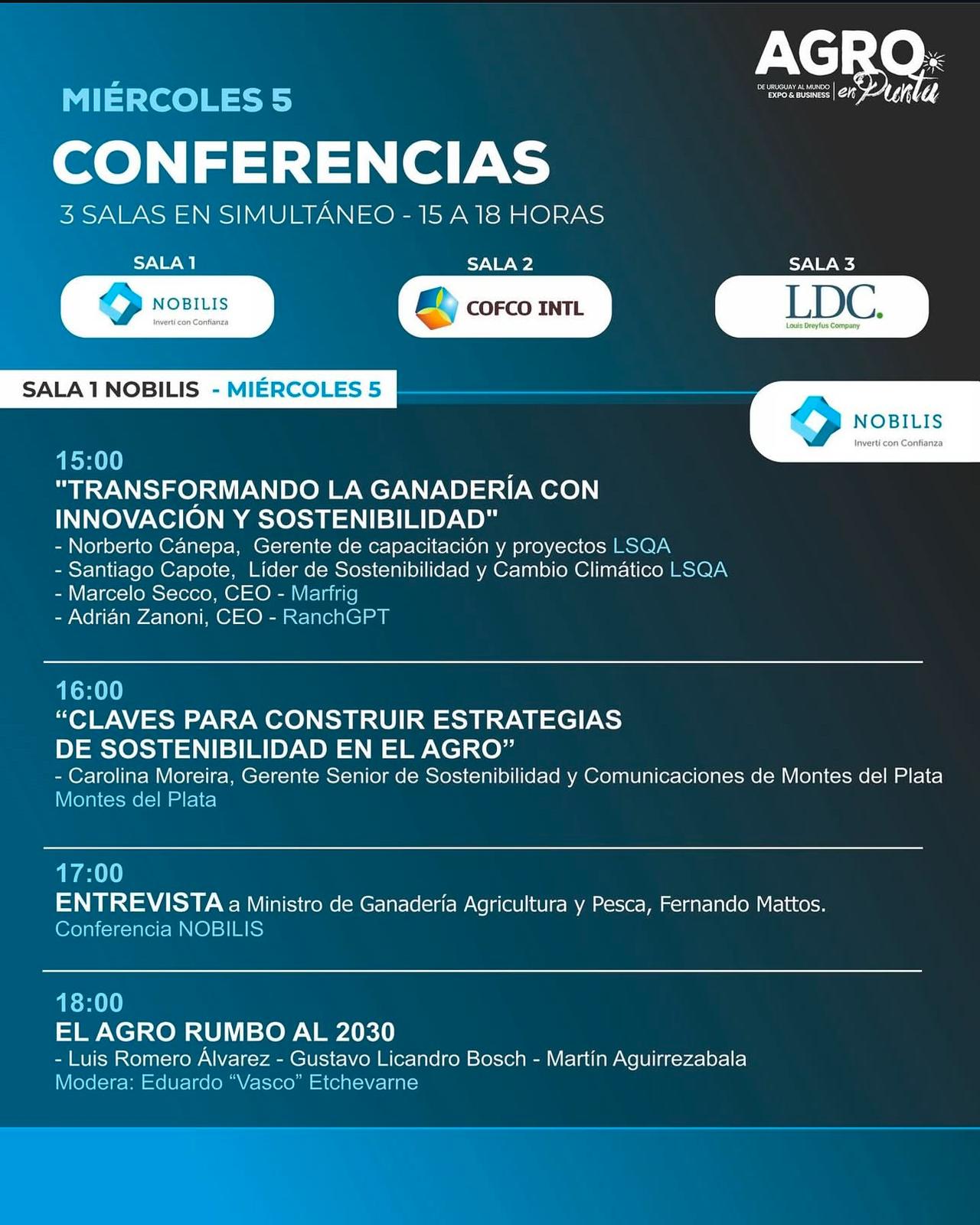 Agro en Punta - Sala 1 NOBILIS - Miercoles