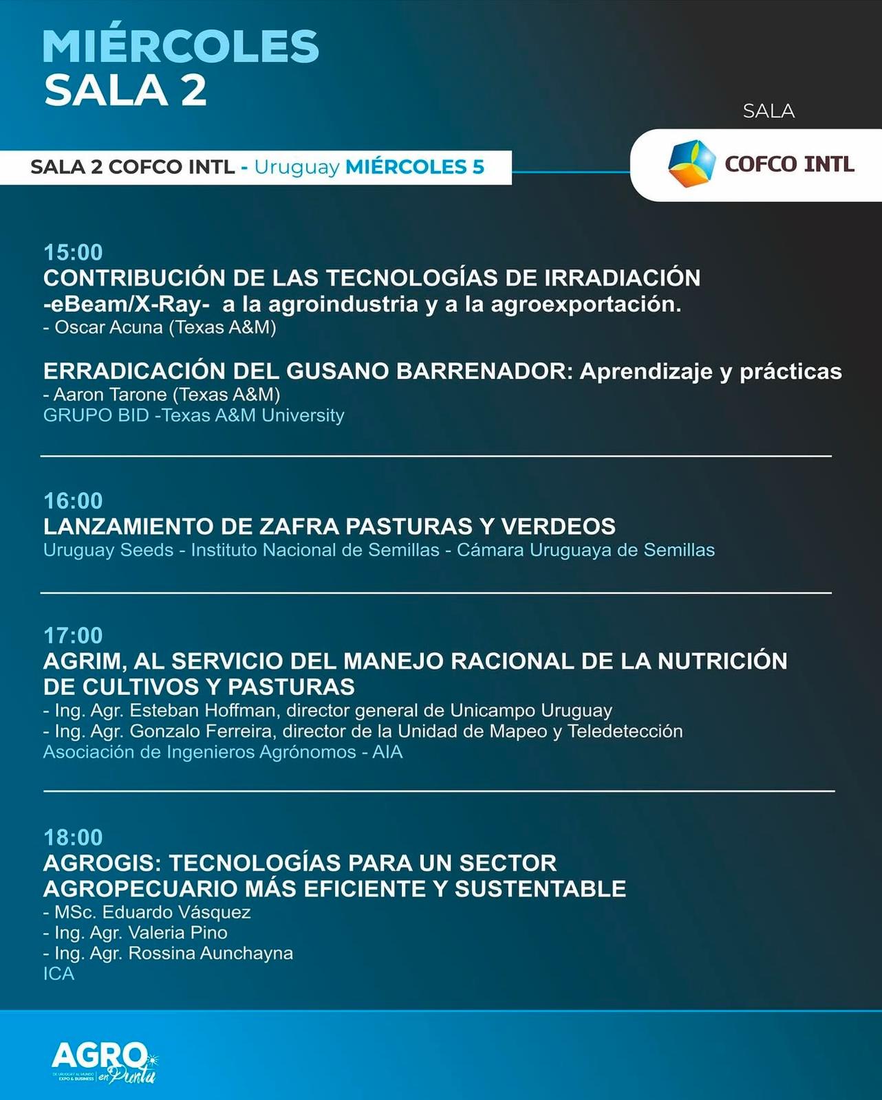 Agro en Punta - Sala 2 COFCO INTL - Miercoles