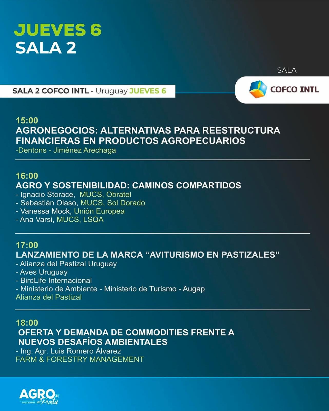Agro en Punta - Sala 2 COFCO INTL - Jueves
