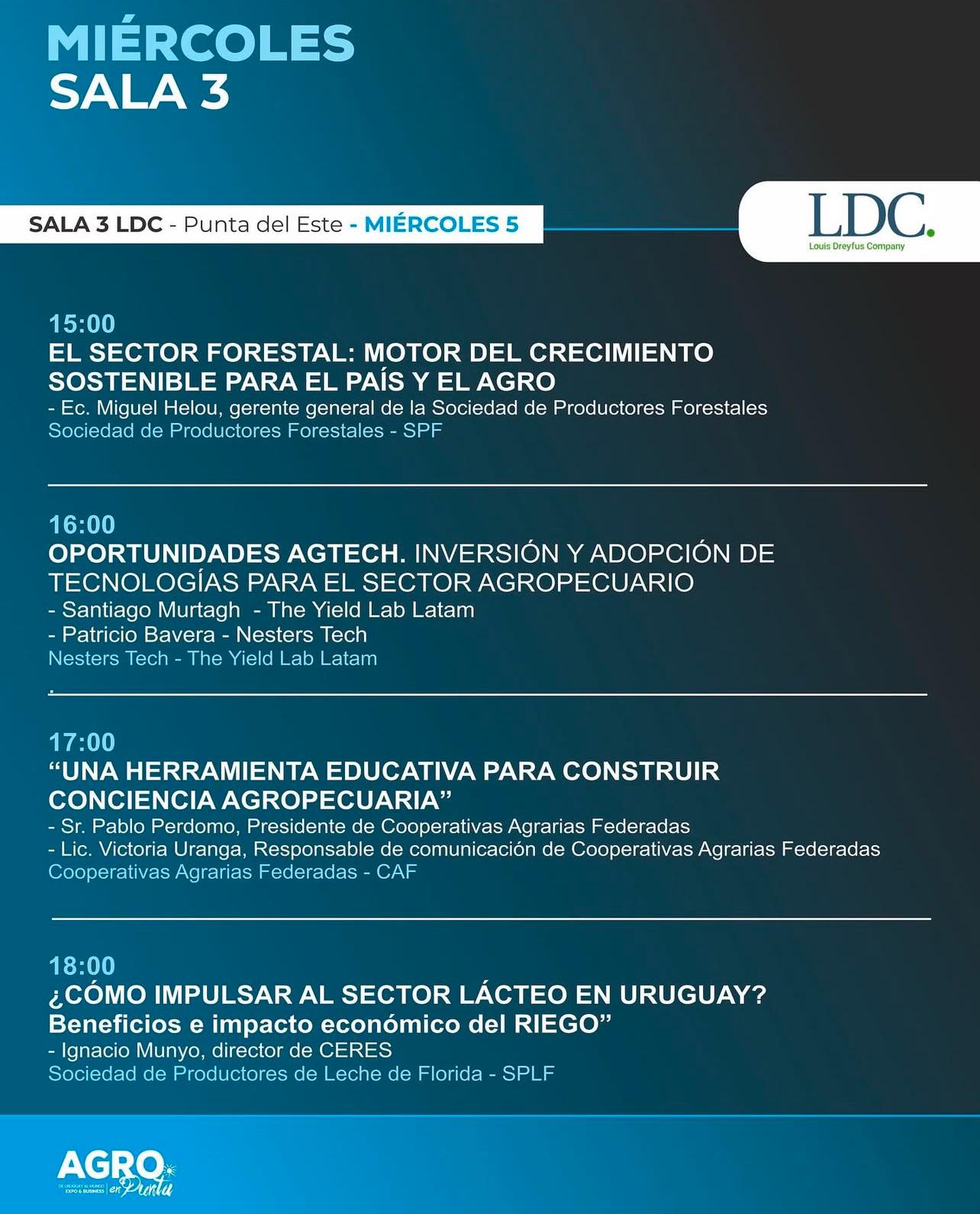 Agro en Punta - Sala 3 LDC - Miercoles