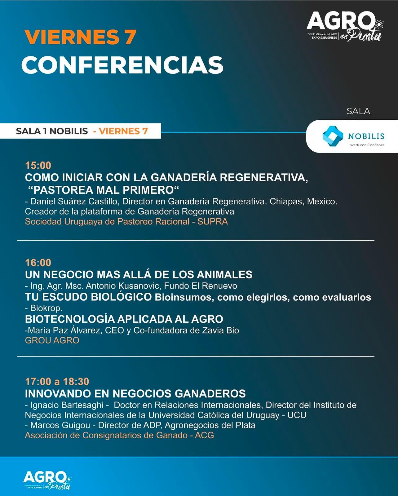 Agro en Punta - Sala 1 NOBILIS - Viernes