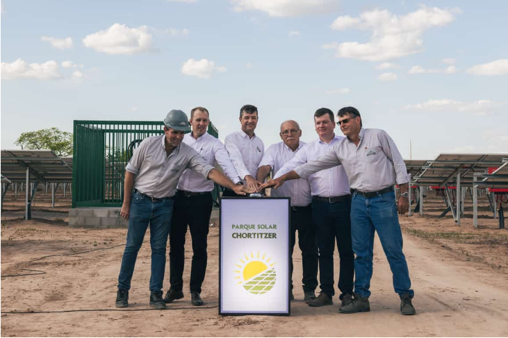 Cooperativa Chortitzer inaugura el parque solar más grande de Paraguay en el Chaco