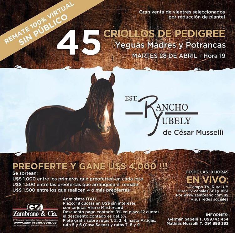 Afiche Rancho Yúbely