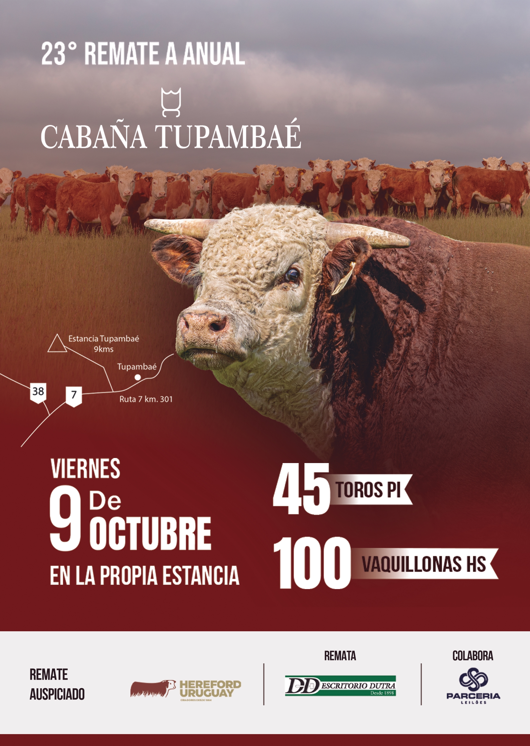 Afiche 23º Cabaña Tupambaé