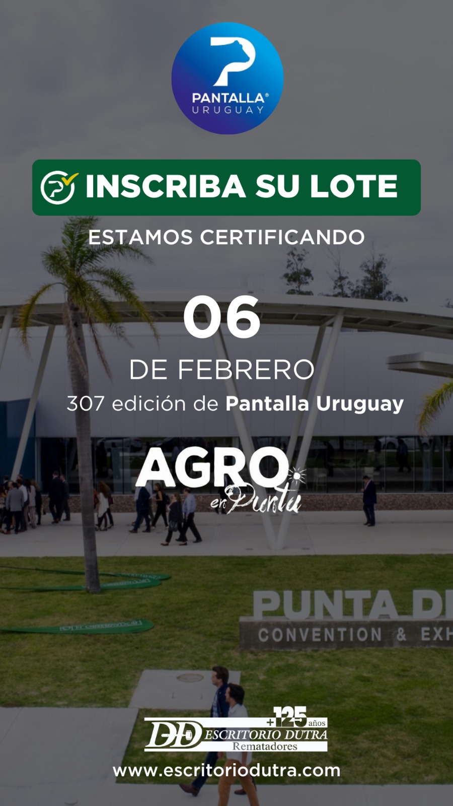 307º remate Pantalla Uruguay / Agro En Punta