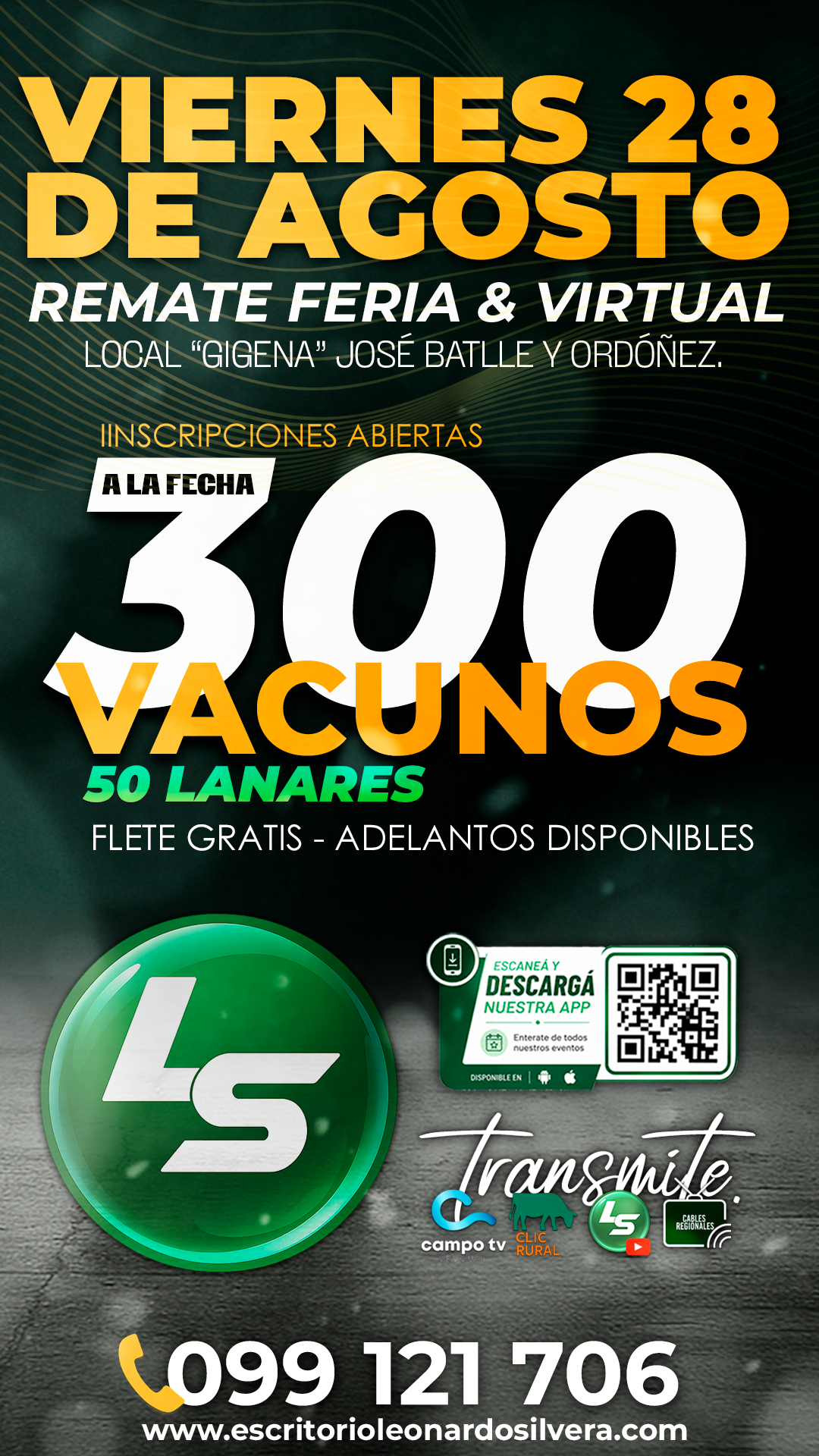 Afiche Remate Feria & Virtual