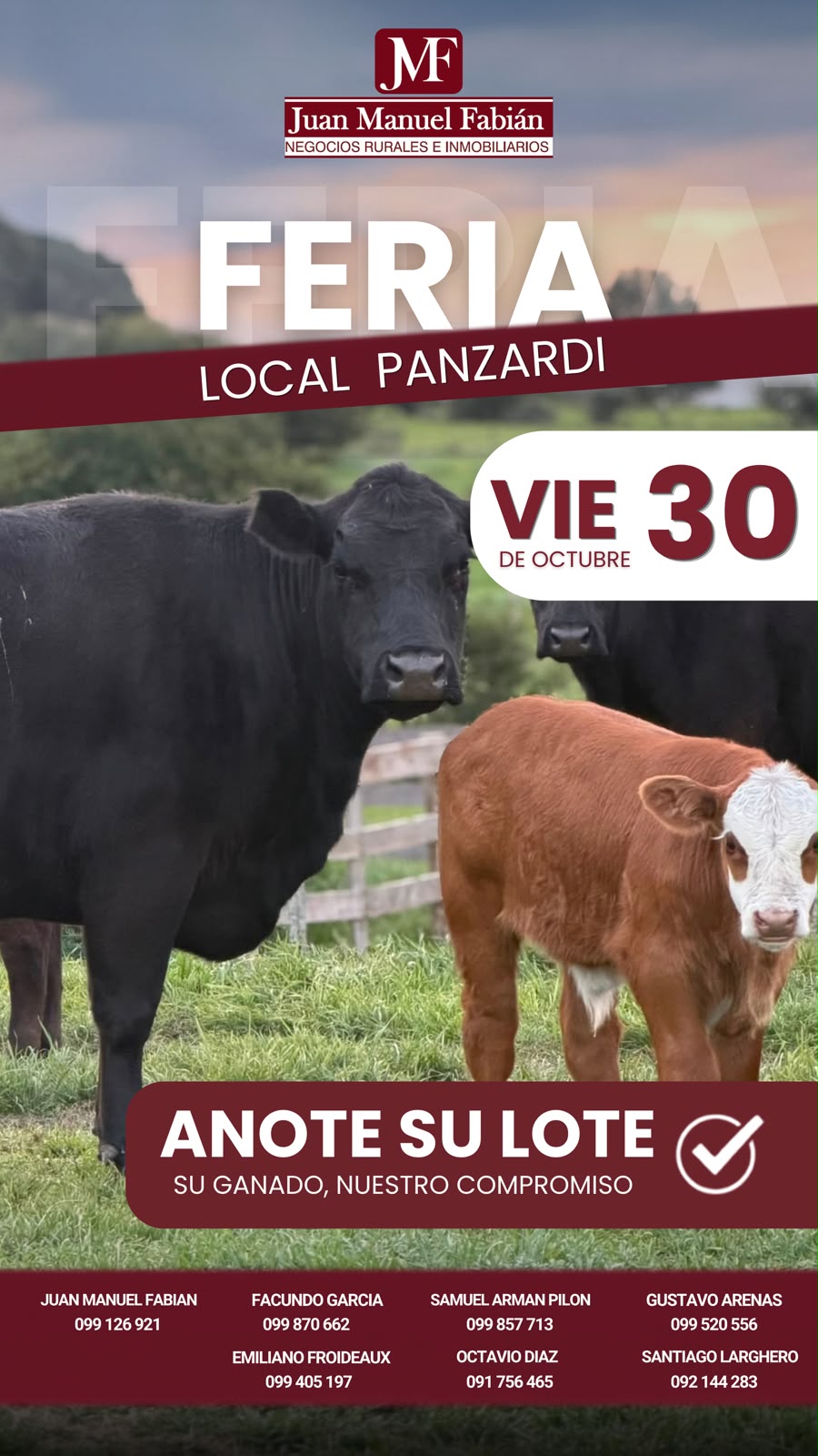 Afiche Feria mensual - Local Panzardi