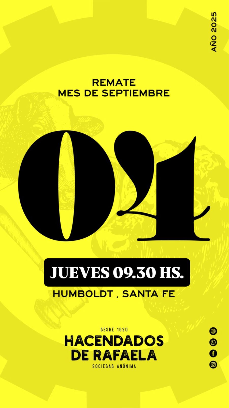 Remate 04 de Septiembre - Humboldt
