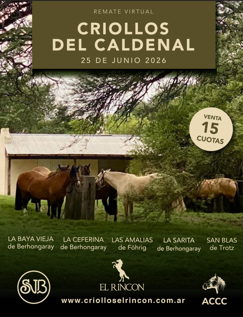 Remate CRIOLLOS DEL CALDENAL