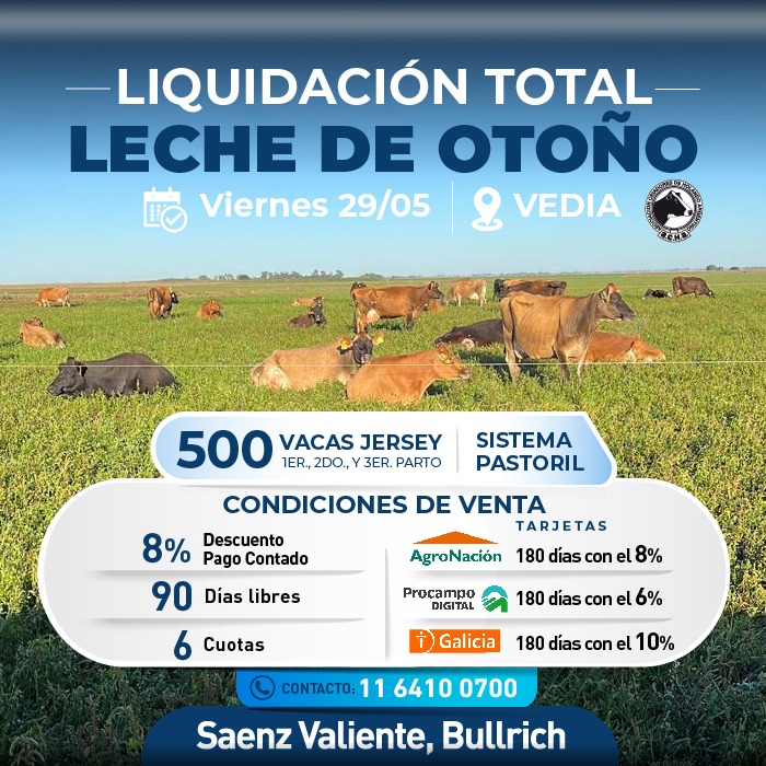 Liquidación Total Leche de Otoño