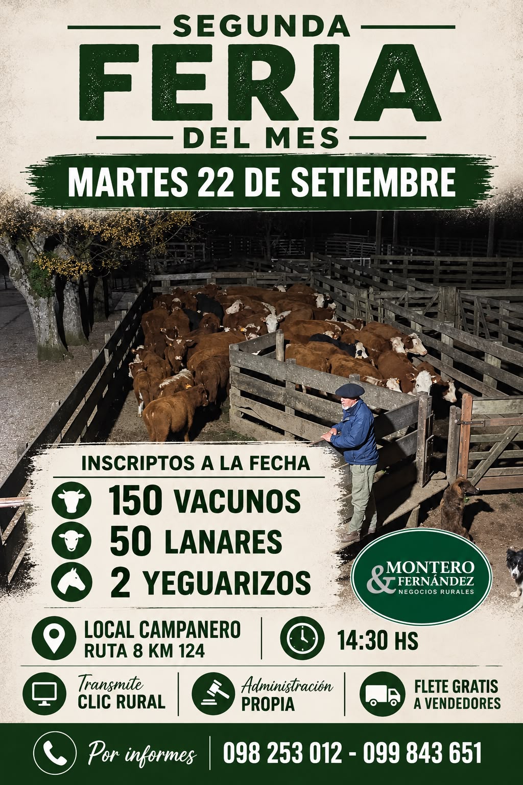 Remate Segunda feria del mes - Montero Fernandez