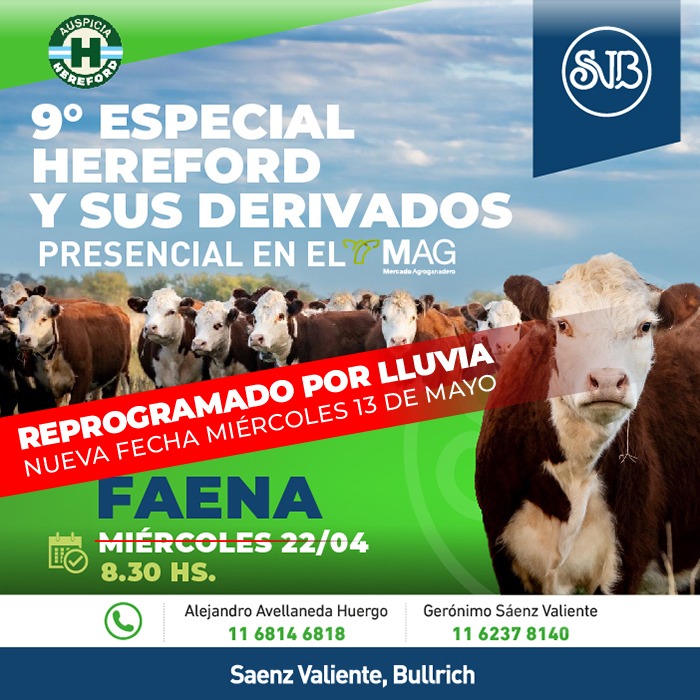 9° Especial Hereford y sus derivados
