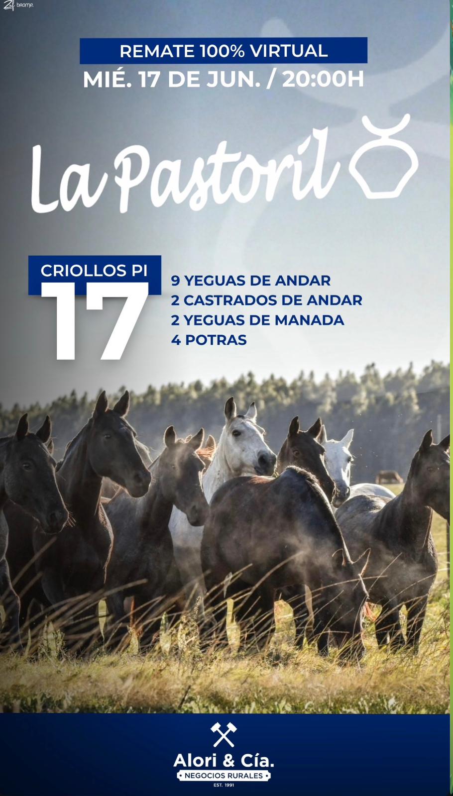 Afiche La Pastoril - González Porley