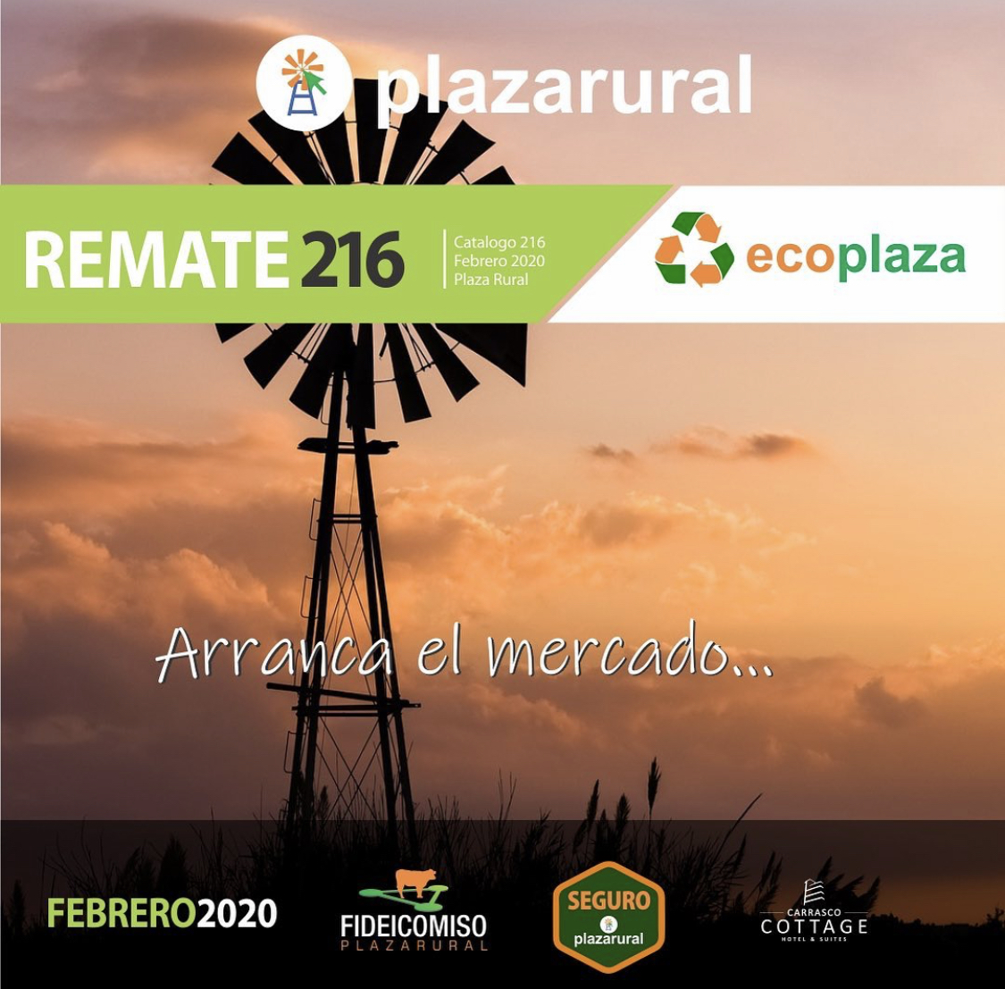 Afiche 216˚ Remate Plaza Rural
