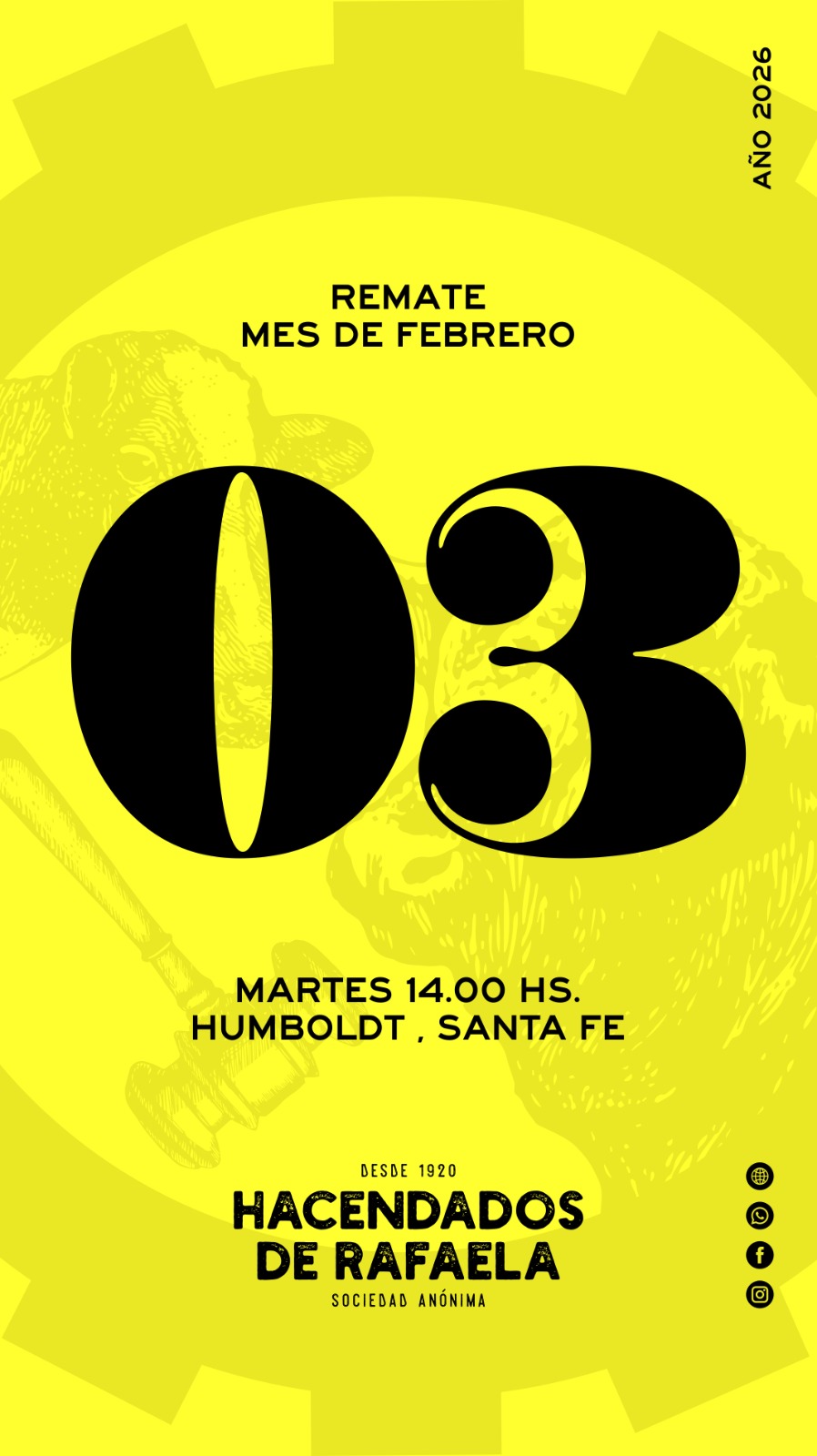 Remate 03 de Febrero - Humboldt