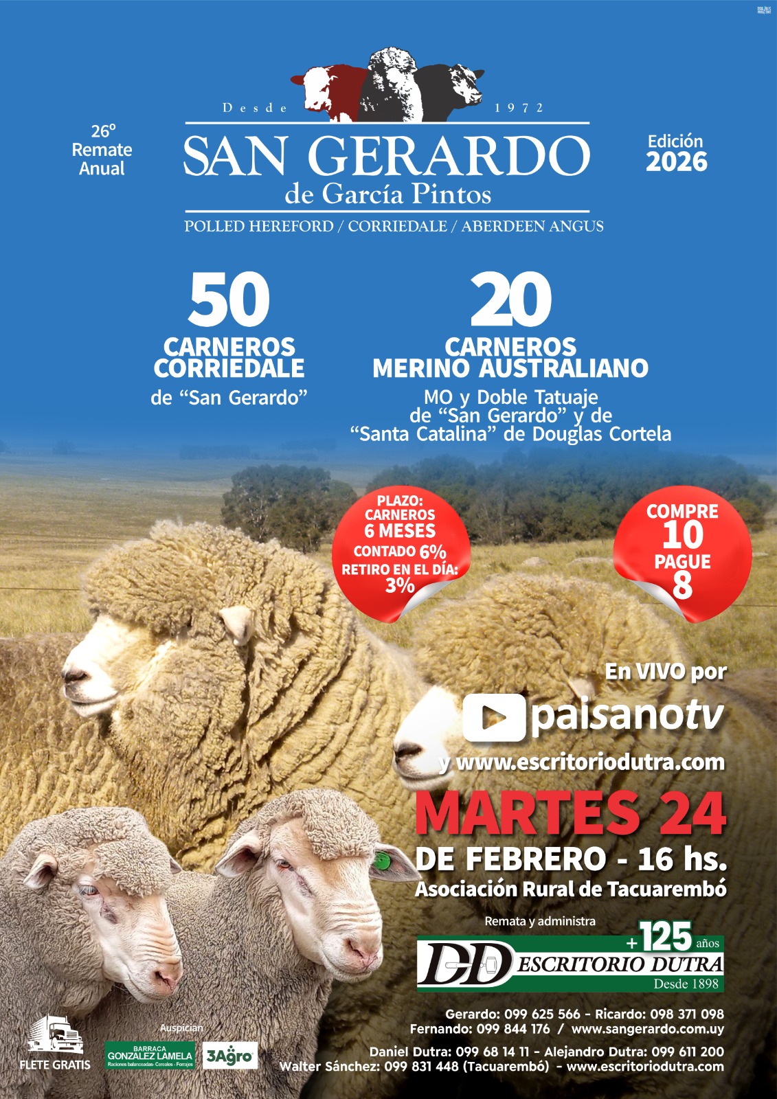 26º Remate Anual - San Gerardo