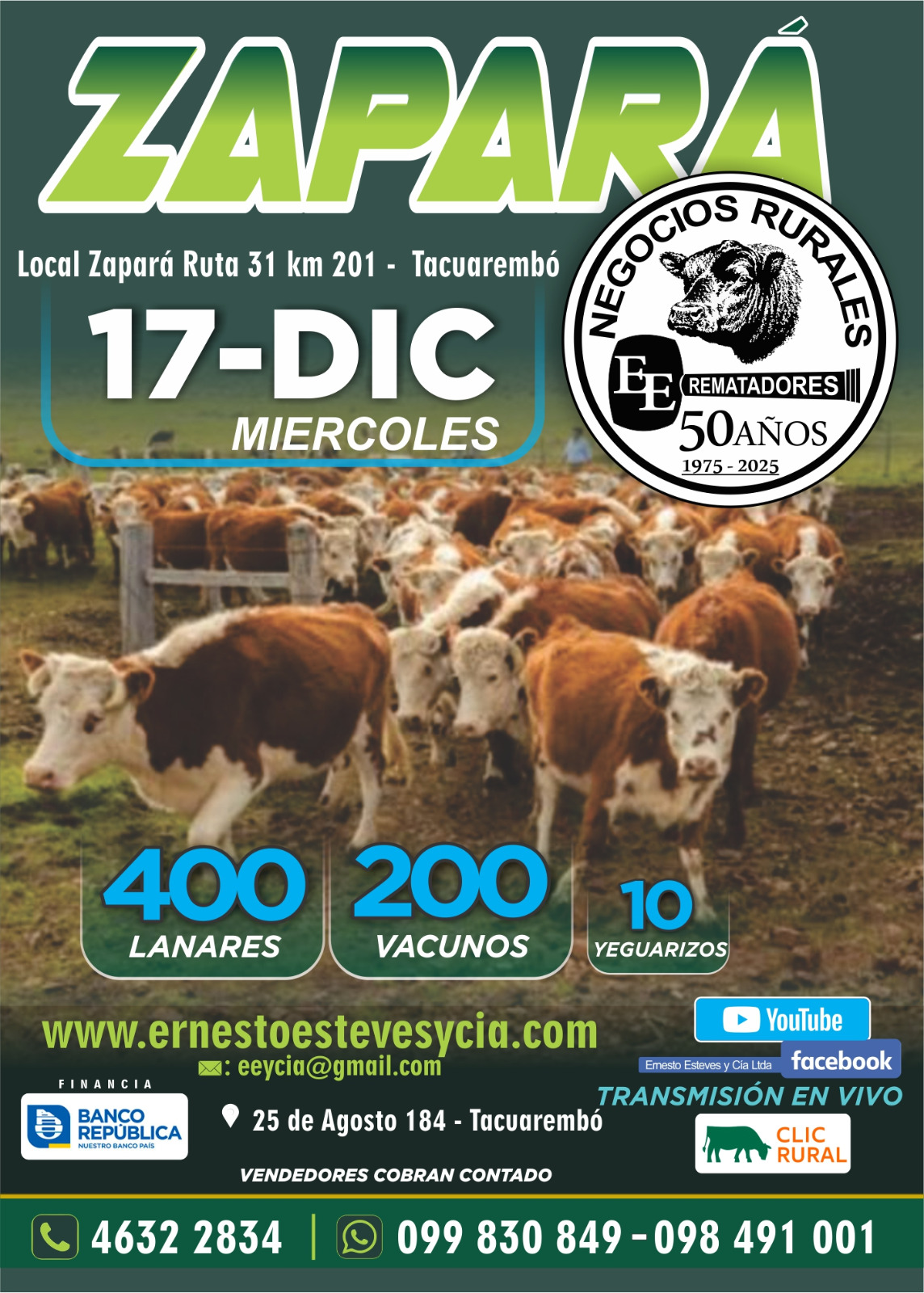 Remate Feria Mensual - Zapara