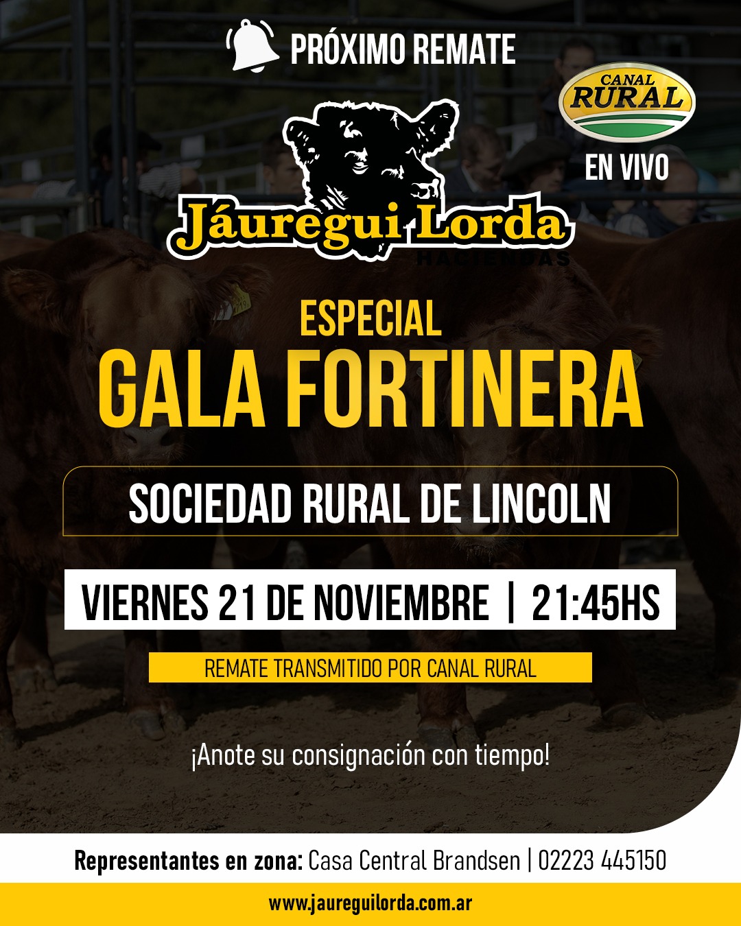 Afiche 21 DE NOVIEMBRE - GALA FORTINERA TELEVISADO