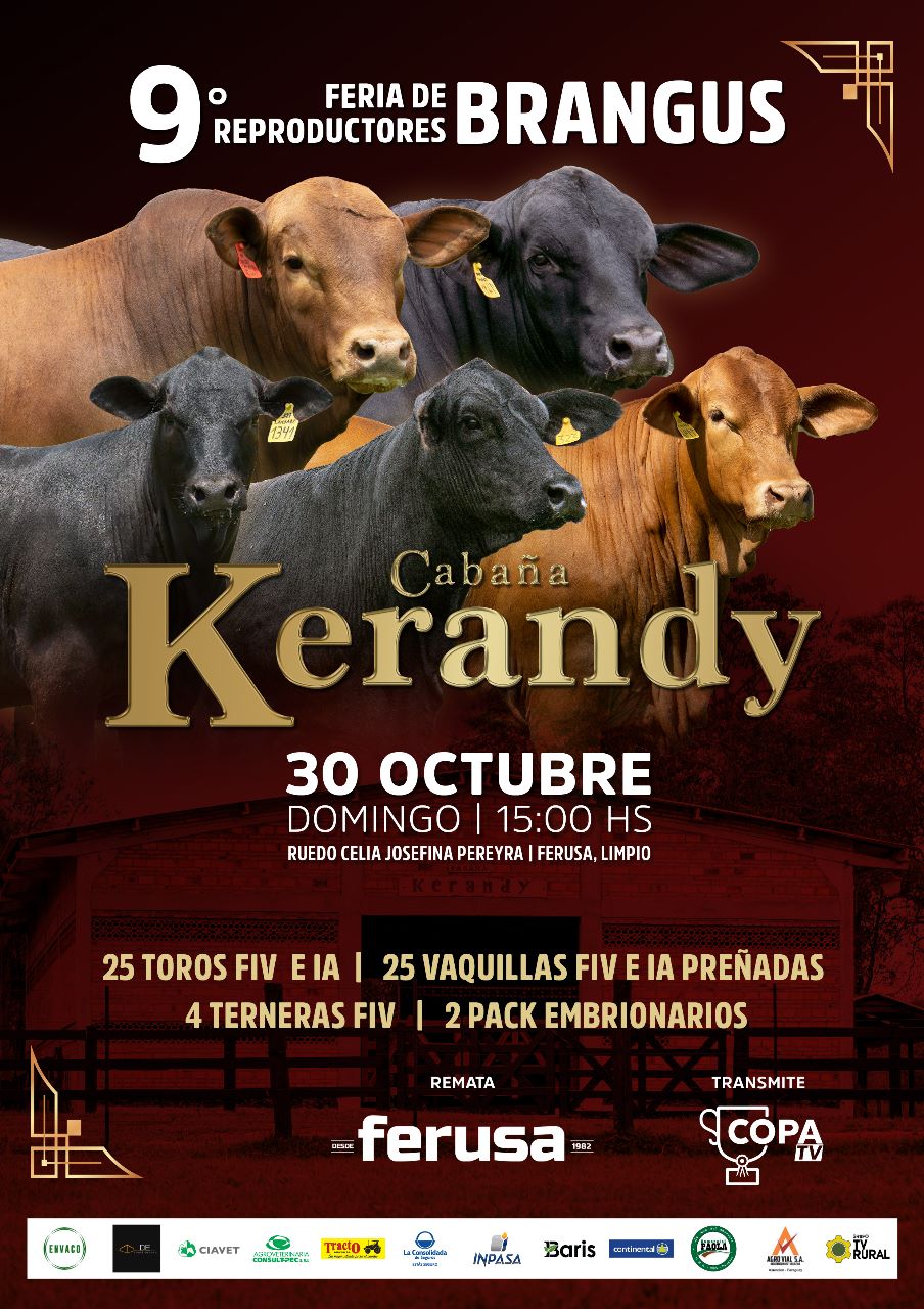 Afiche FERIA DE REPRODUCTORES CABAÑA KERANDY