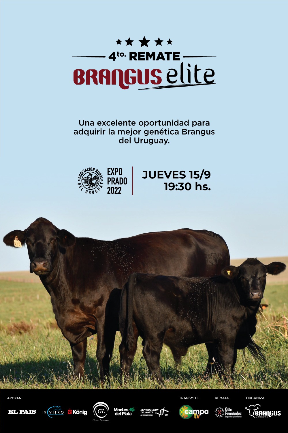 Afiche 4º REMATE BRANGUS ELITE