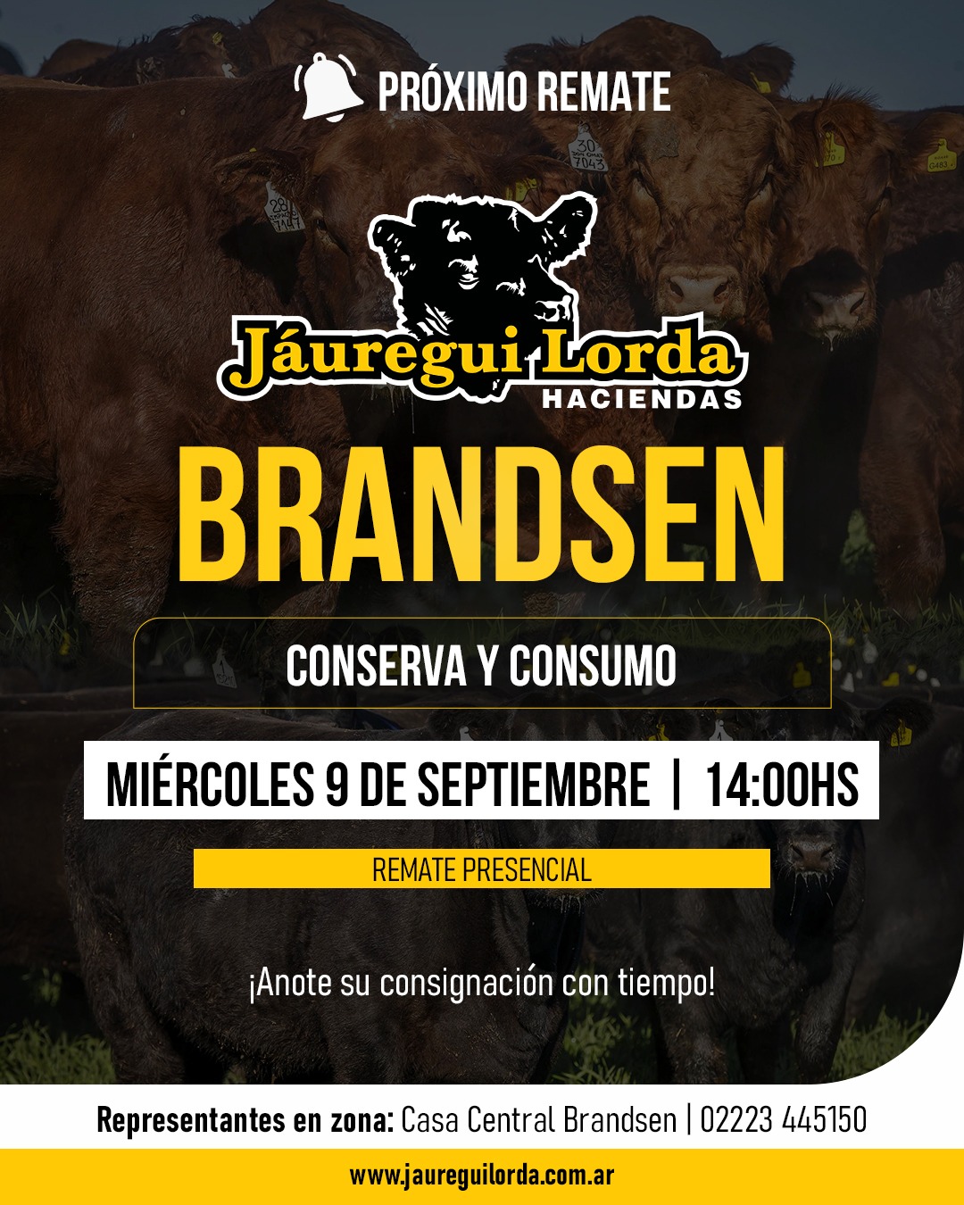 Afiche Remate conserva y consumo