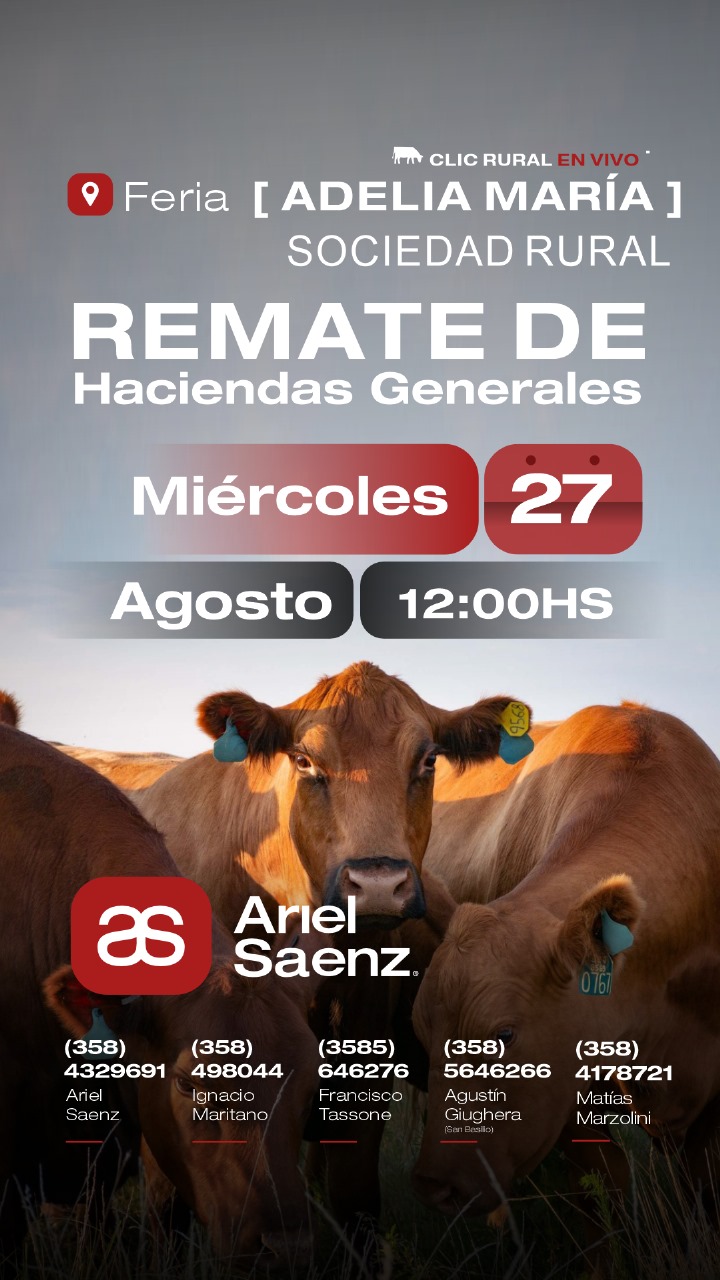 Remate 27 de Agosto - Adelia María 