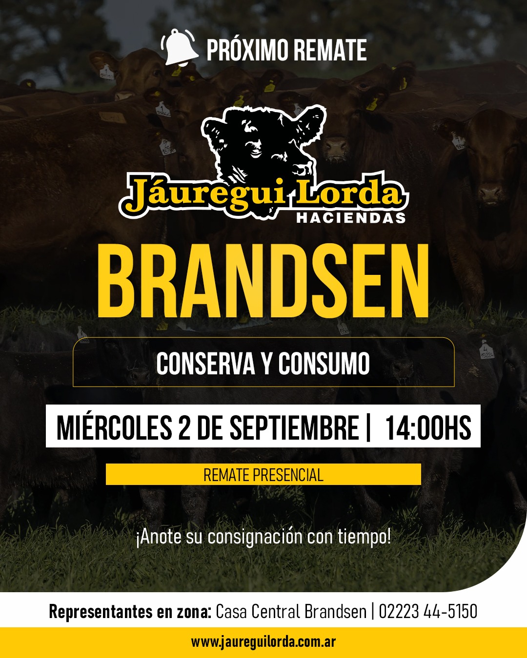 Afiche Remate conserva y consumo 