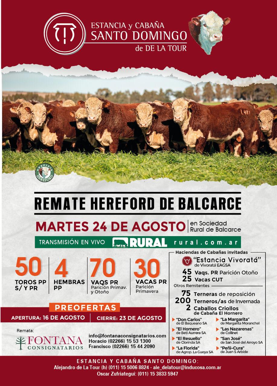 Afiche Cabaña Santo Domingo de De La Tour