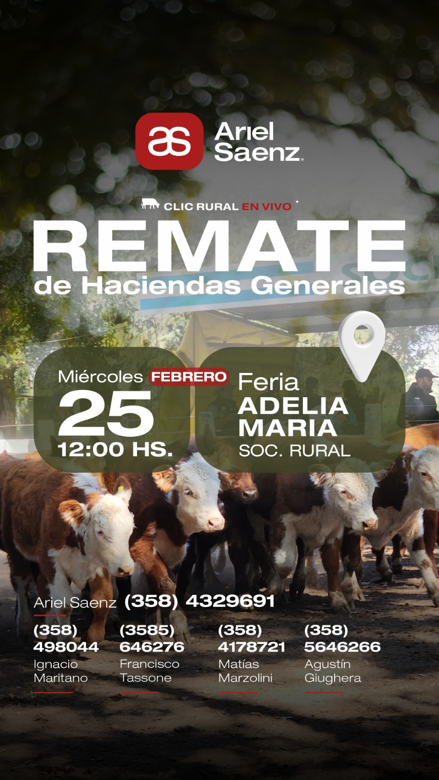 Remate 25 de Febrero - Adelia María 