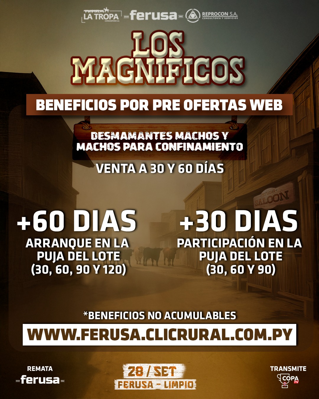 Remate LOS MAGNIFICOS-INVERNADA Y CONFINAMIENTO