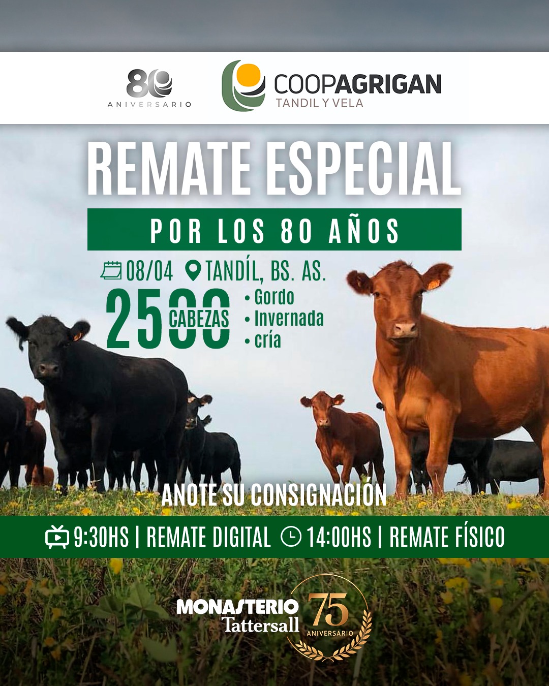 Remate Remate especial 80 años