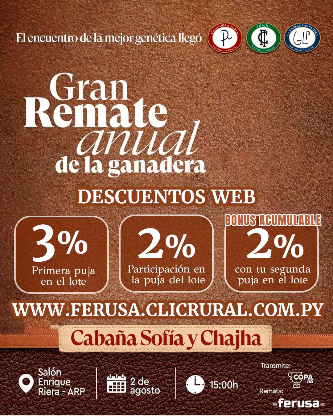 Remate Remate Ganadera Sofia & Chajha