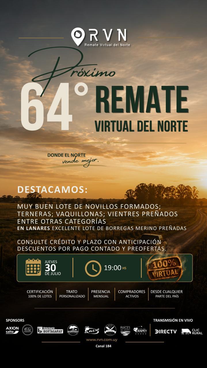 Remate 64º Remate Virtual del Norte