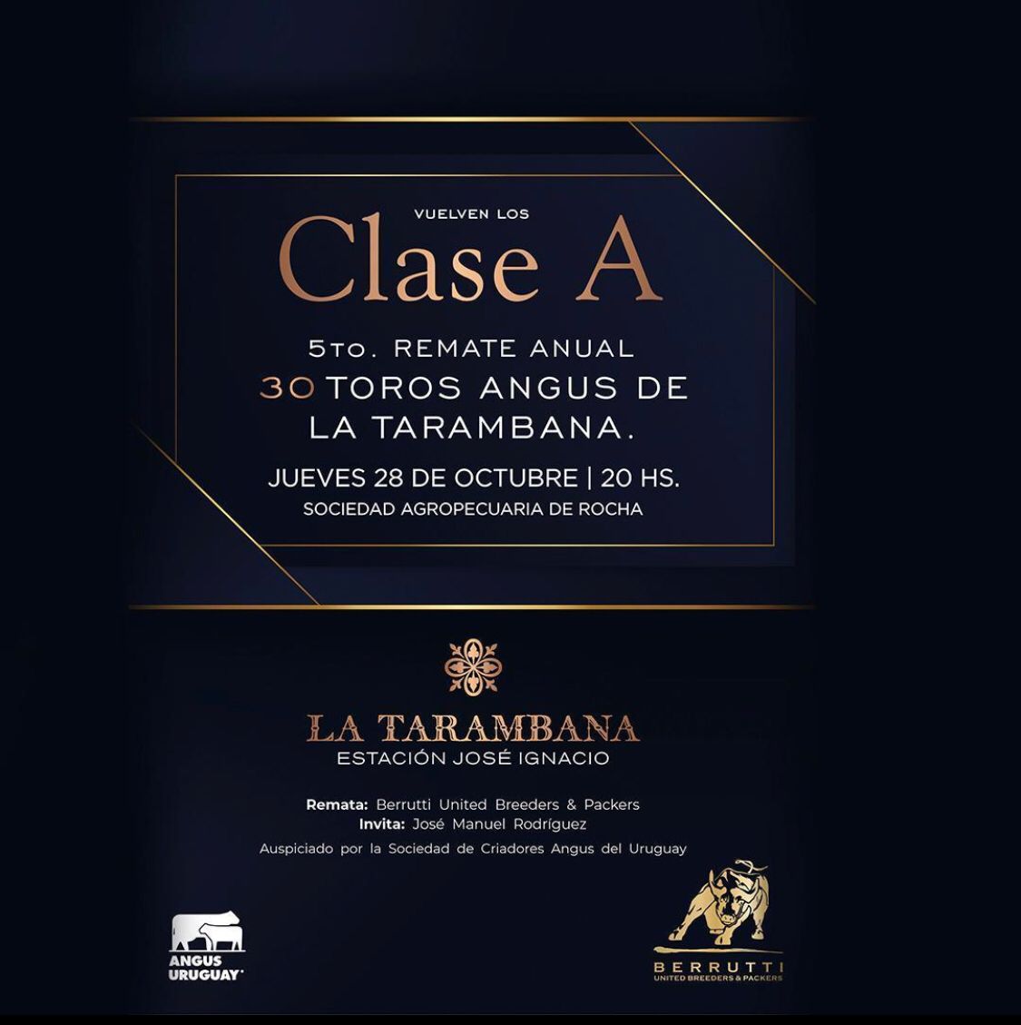 Afiche 5º Remate Anual los Clase A