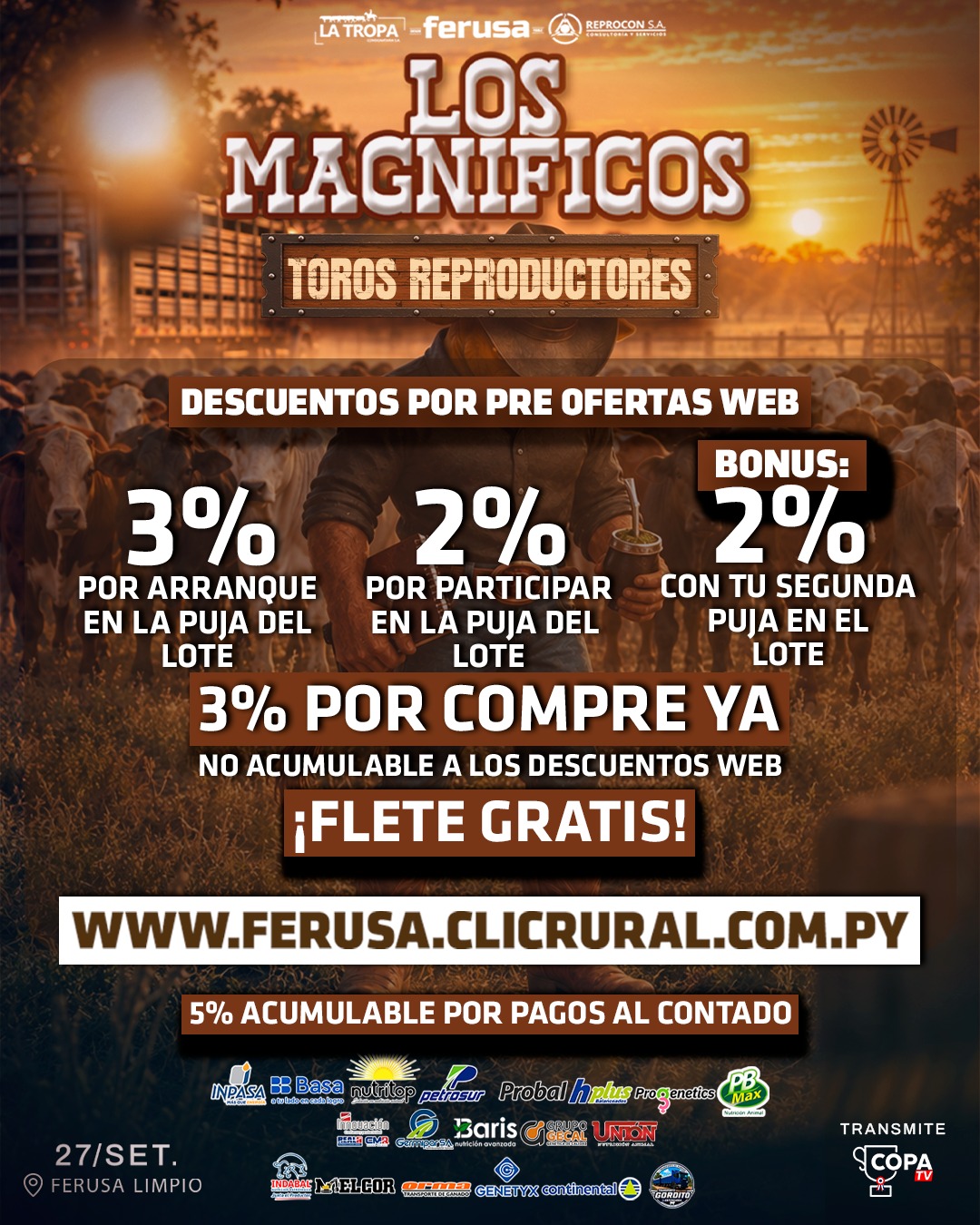 Afiche LOS MAGNIFICOS