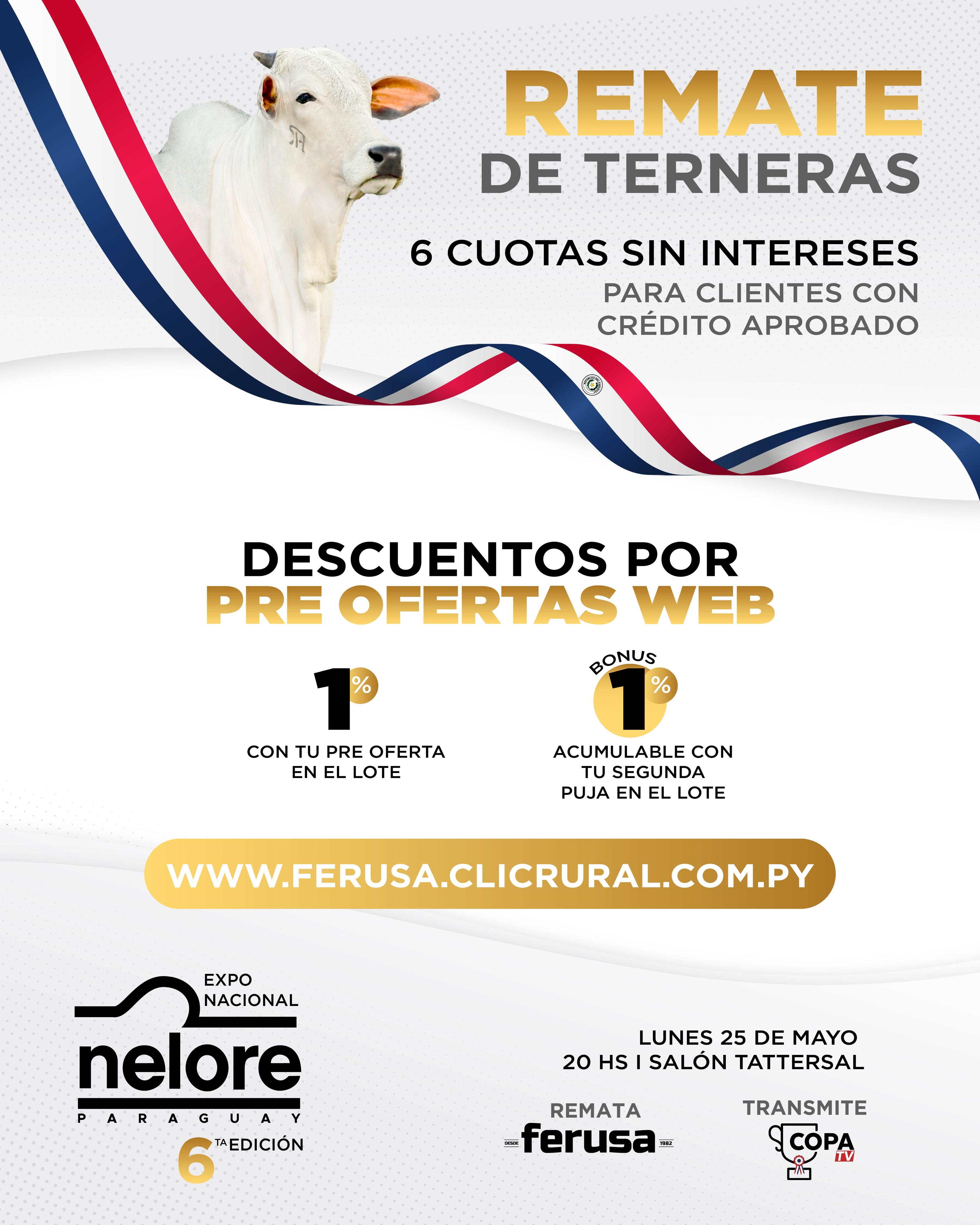 Remate de Terneras –  Nacional Nelore