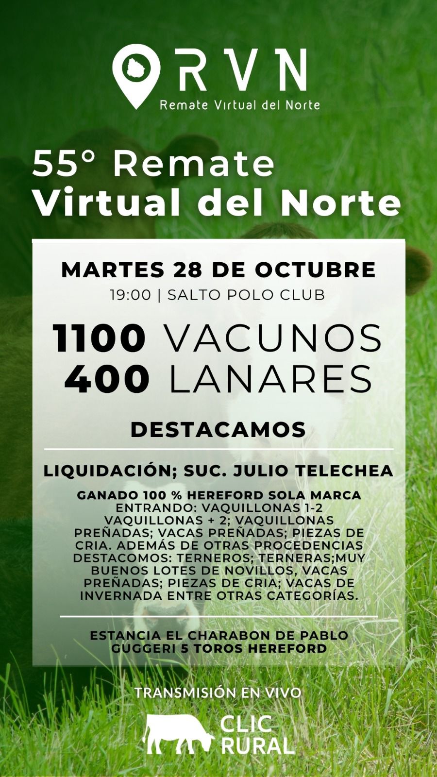 55º Remate Virtual del Norte