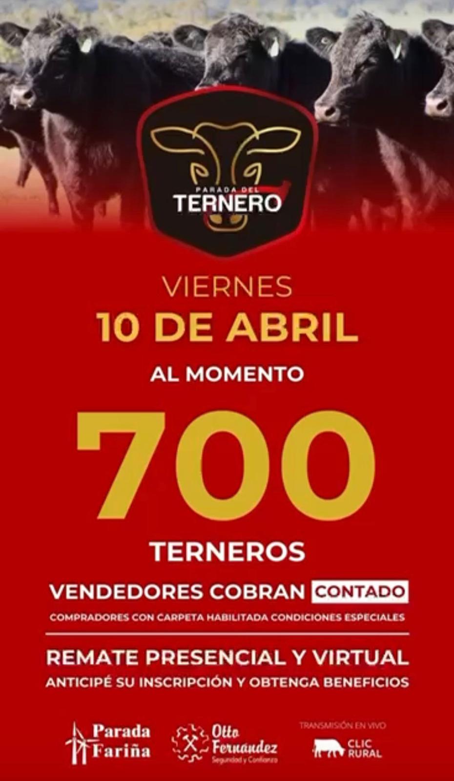 Remate Parada Ternero