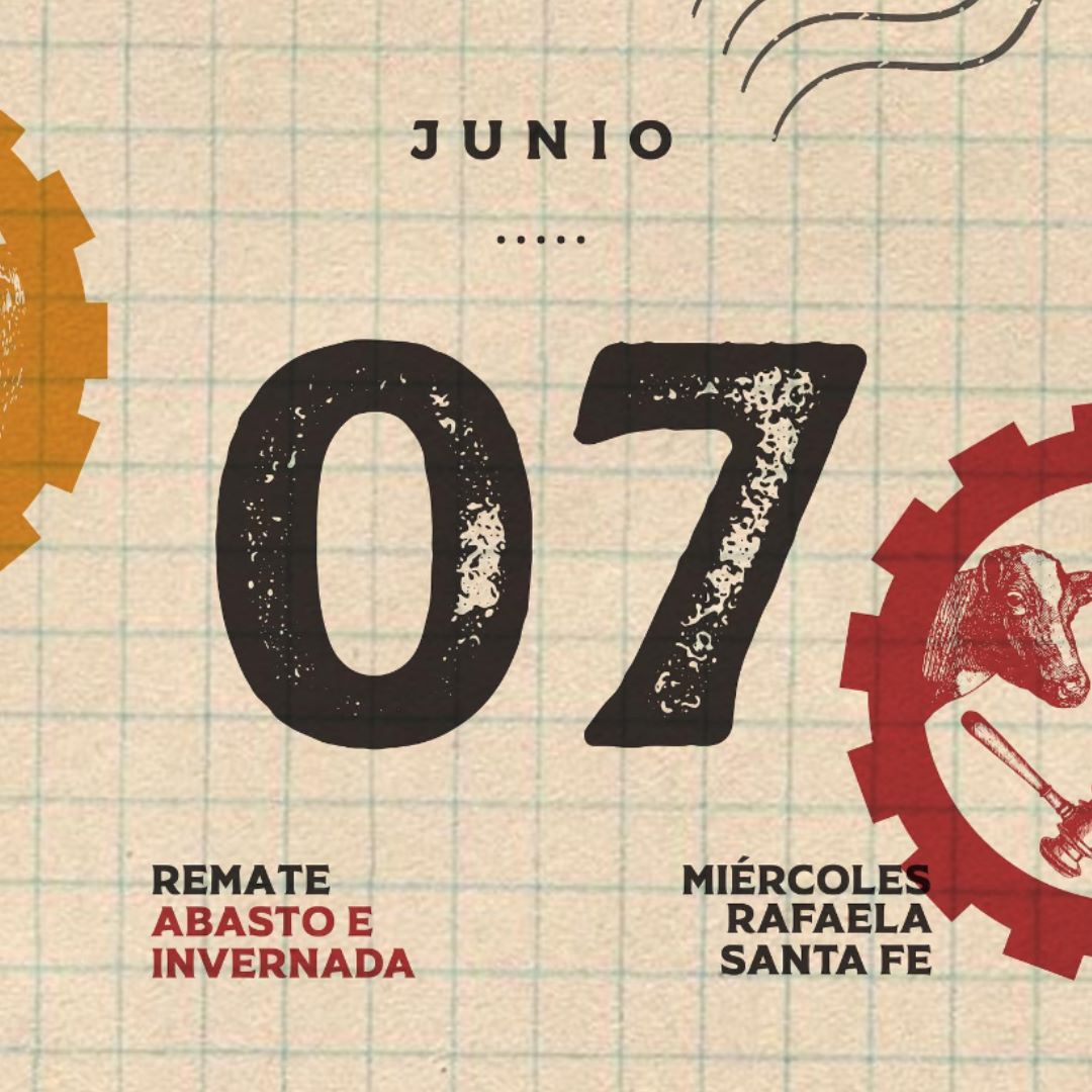 Afiche Remate Miércoles 7 de junio