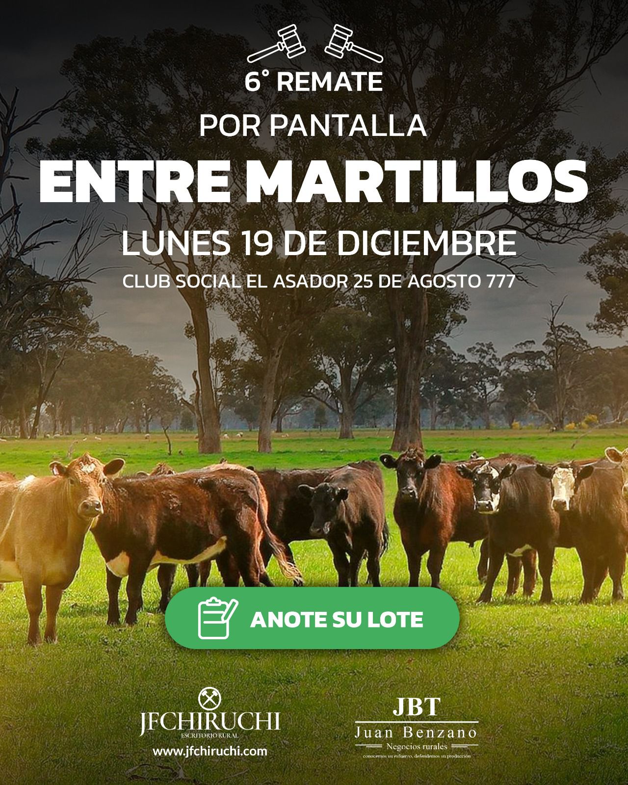 Afiche 6º Remate Entre Martillos.