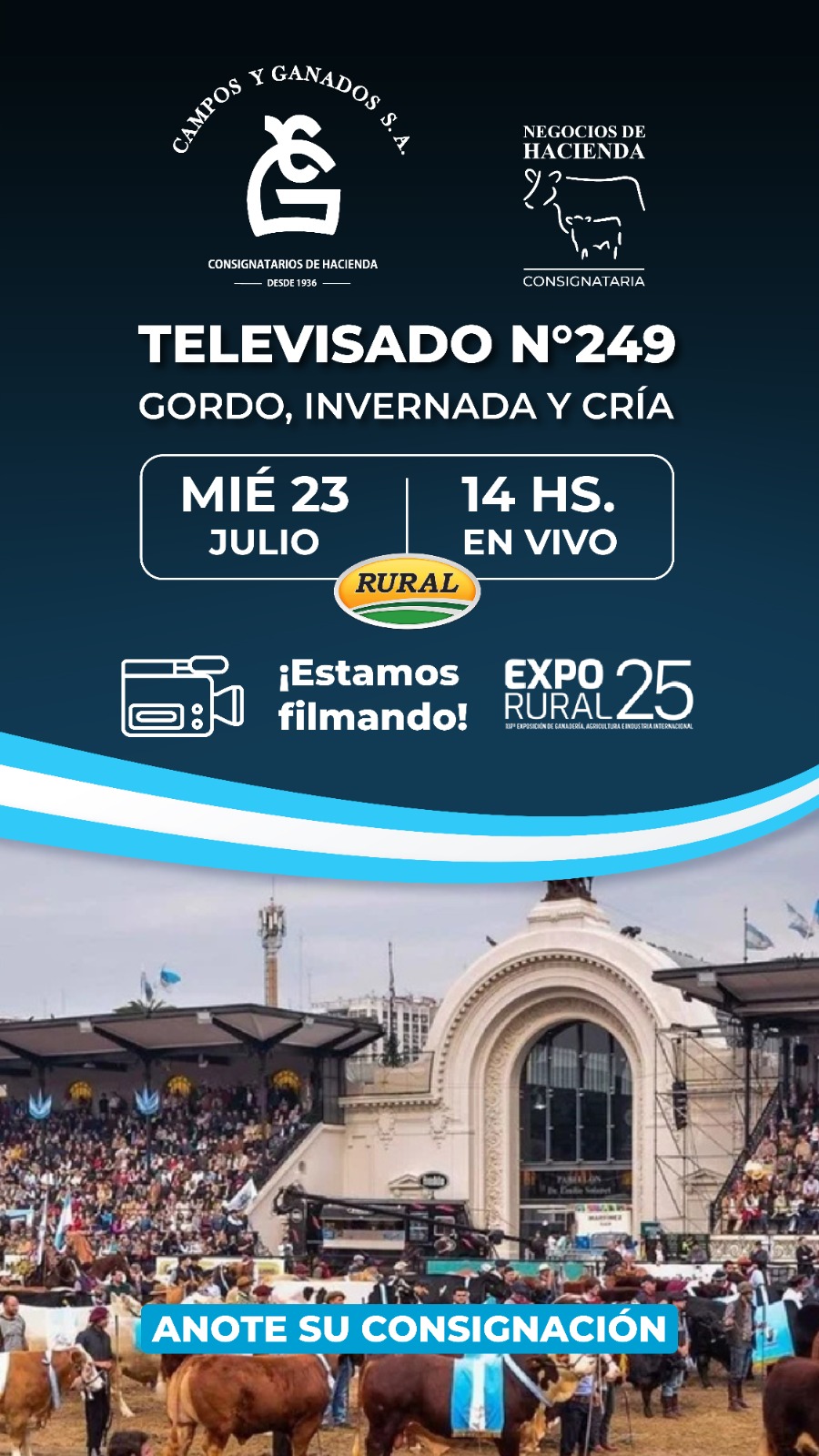 Remate 249° REMATE POR PANTALLA