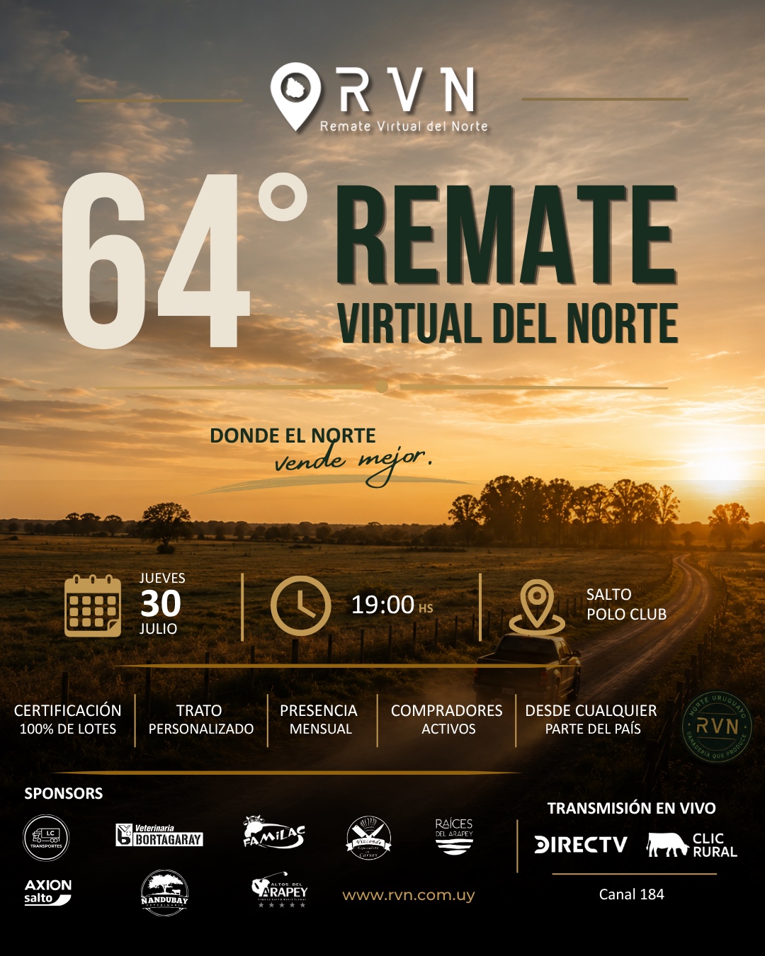 64º Remate Virtual del Norte