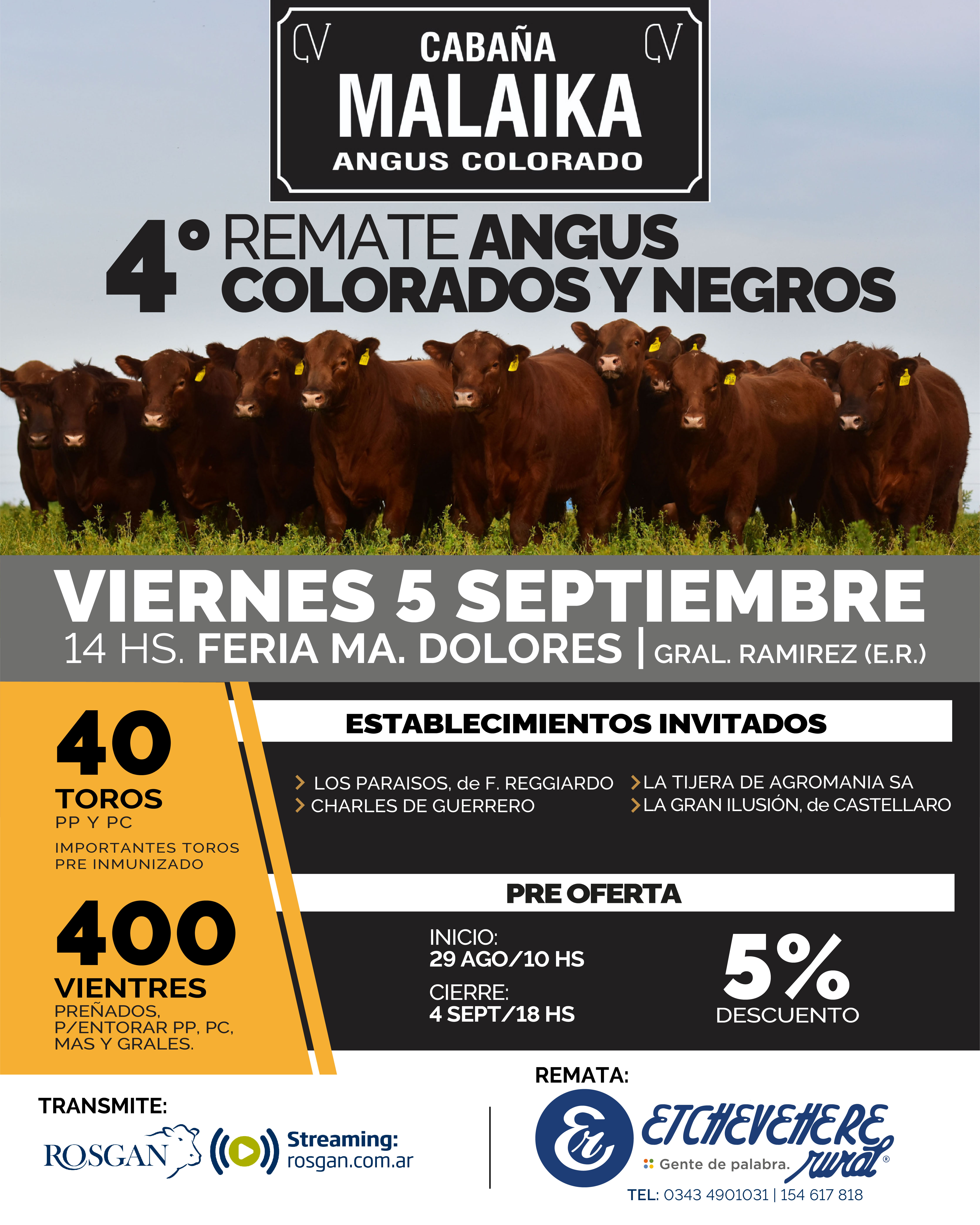 Remate Cabaña Malaika