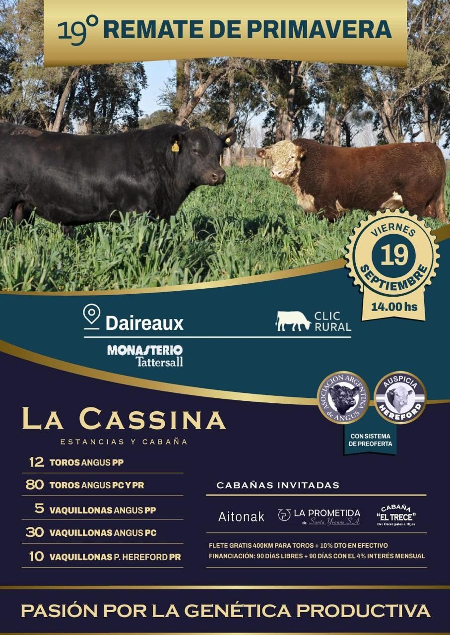 Remate Remate Físico Cabaña La Cassina