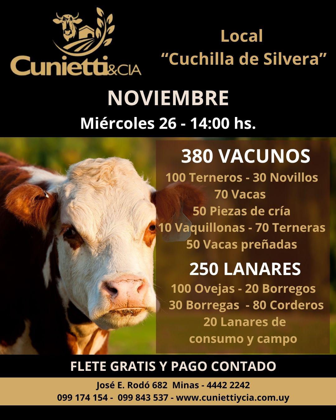 Remate Feria Mensual - Cunietti y Cia