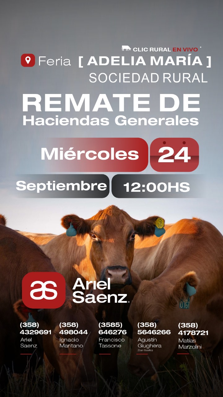 Remate 24 de Septiembre - Adelia María 