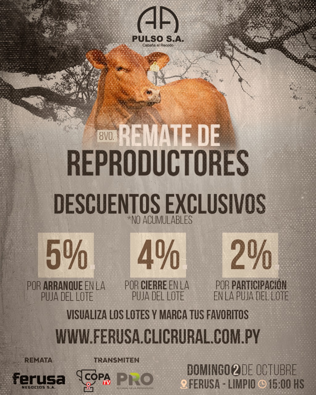 Afiche FERIA DE REPRODUCTORES PULSO S.A.