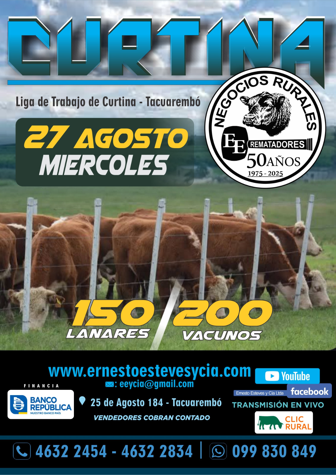 Afiche Feria mensual - Liga de Trabajo Curtina