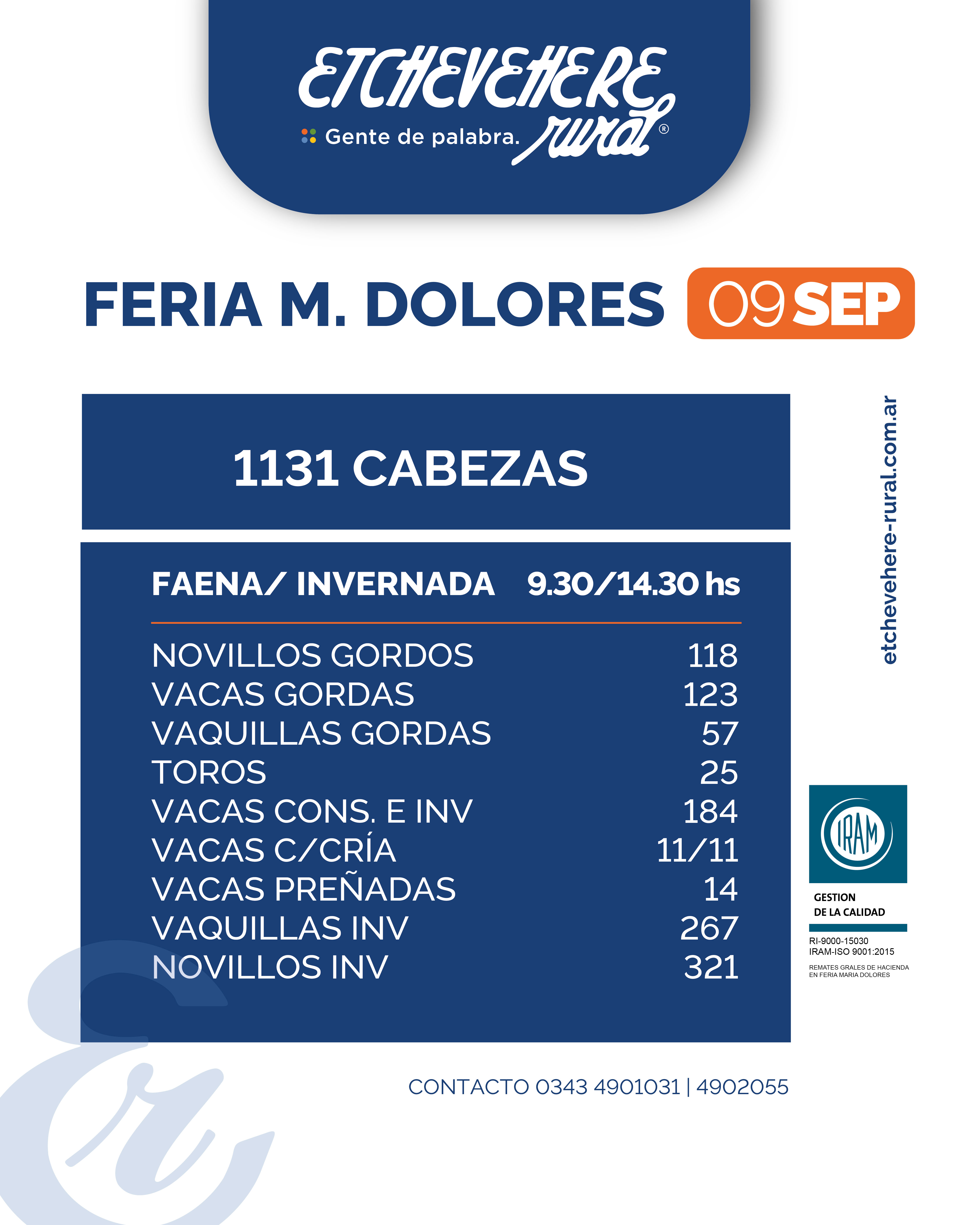 Remate Feria Maria Dolores
