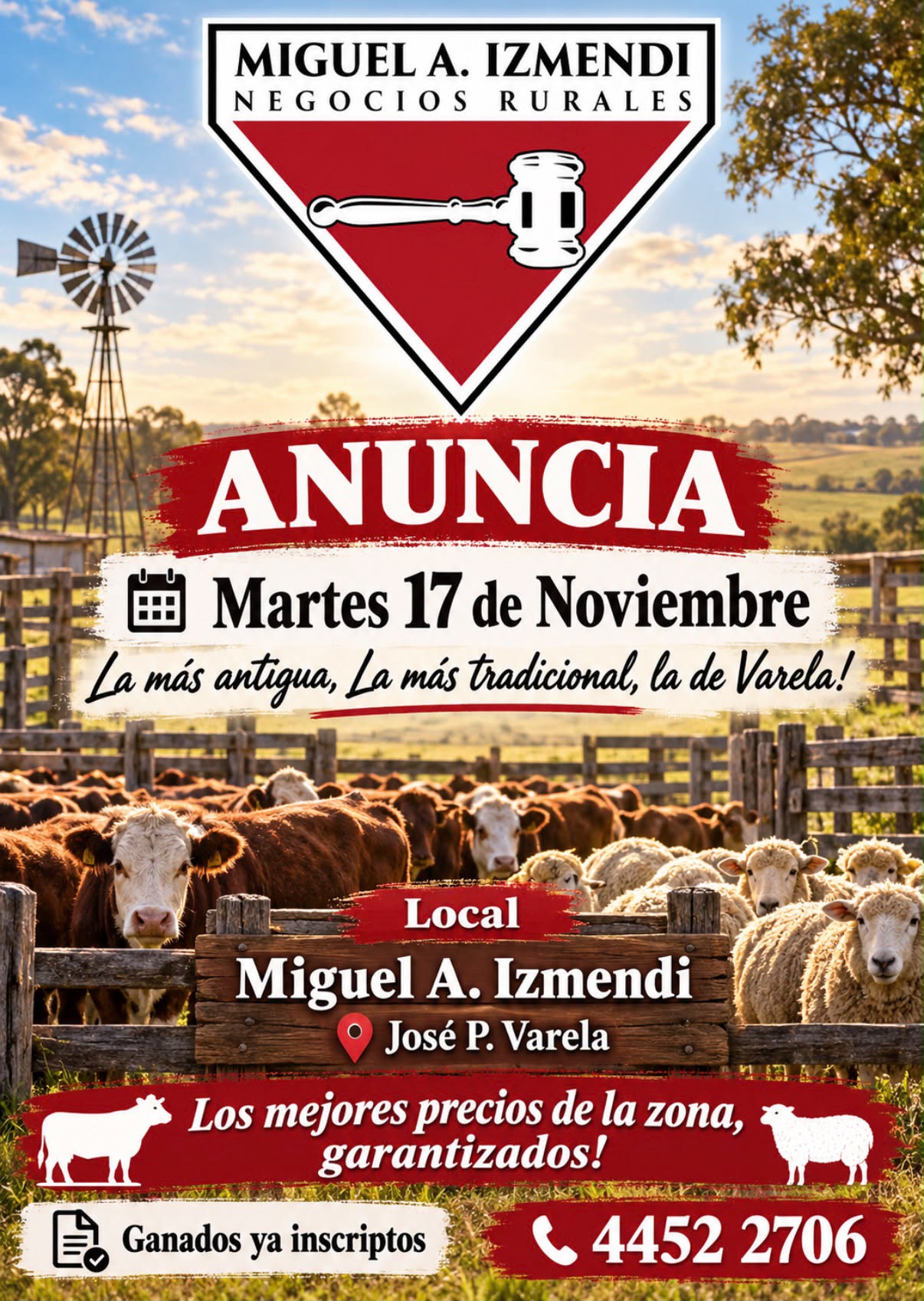 Afiche La mas antigua, la mas tradicional, la de Varela!